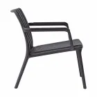 Polypropylene Garden Chair with Added Fiberglass - Mavren Viadurini