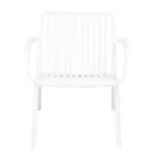 Polypropylene Garden Chair with Added Fiberglass - Mavren Viadurini