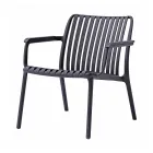 Polypropylene Garden Chair with Added Fiberglass - Mavren Viadurini