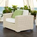 Garden Armchair in Hand Woven Polyrattan - Yoko