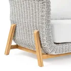 Teak and Rope Weave Garden Chair - Arjuna Viadurini