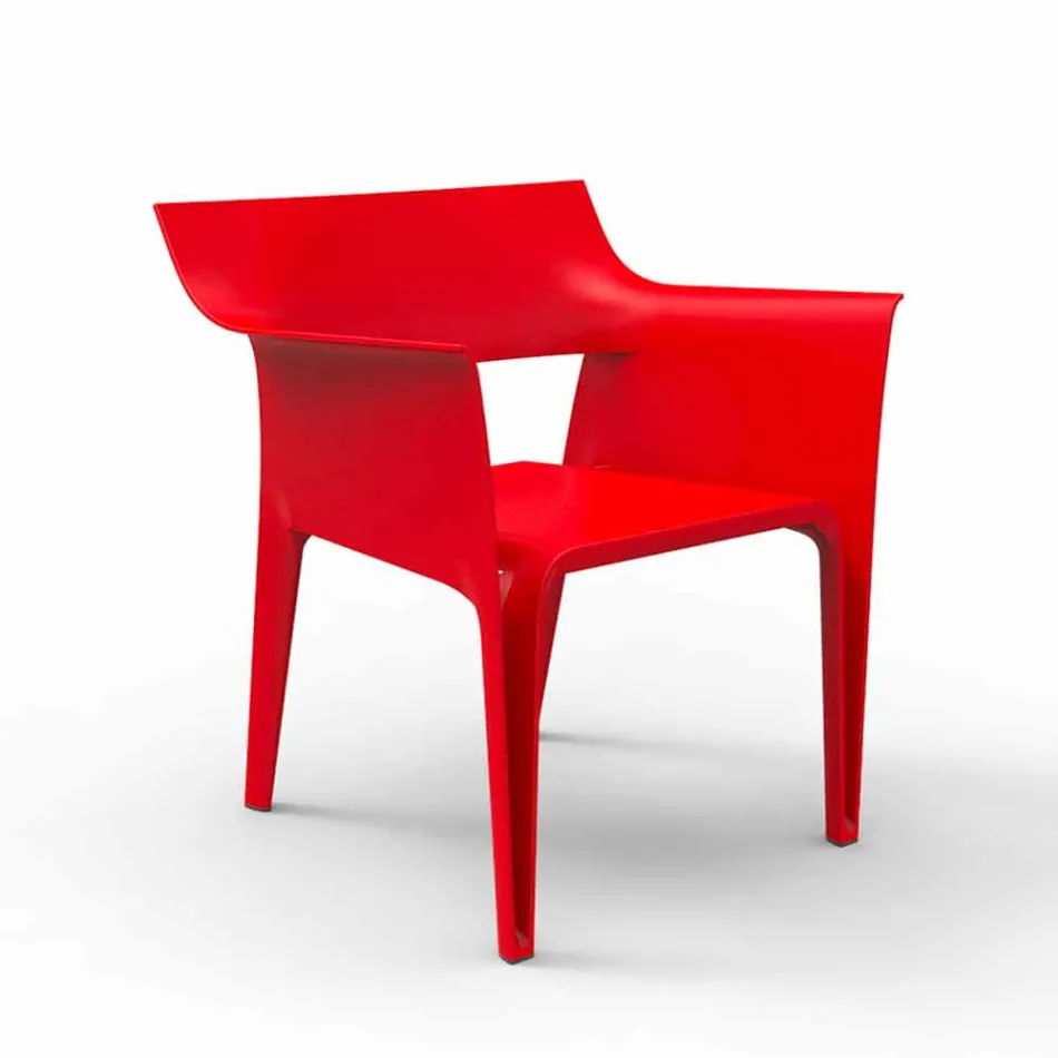 Pedrera Vondom garden armchair in polypropylene and fiberglass Viadurini