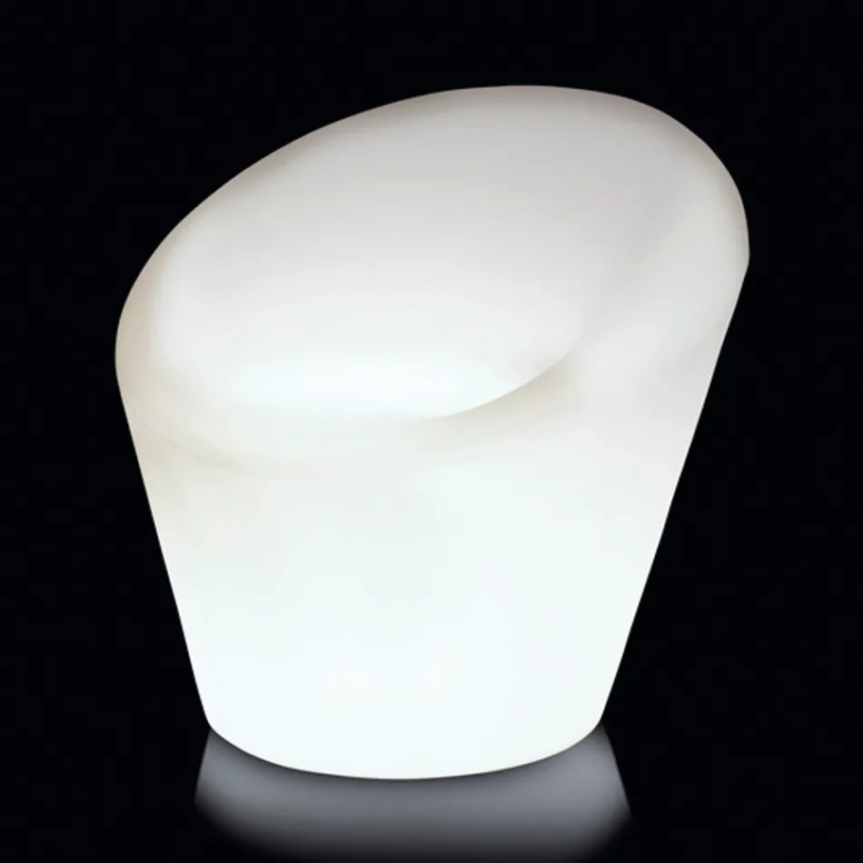 Garden Armchair in Fluo and Colored Polyethylene Made in Italy - Colores Viadurini