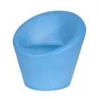 Garden Armchair in Fluo and Colored Polyethylene Made in Italy - Colores Viadurini