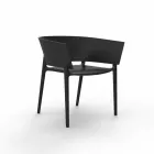 Vondom Africa garden armchair in polypropylene and fiberglass Viadurini