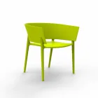 Vondom Africa garden armchair in polypropylene and fiberglass Viadurini