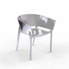 Vondom Africa garden armchair in polypropylene and fiberglass Viadurini