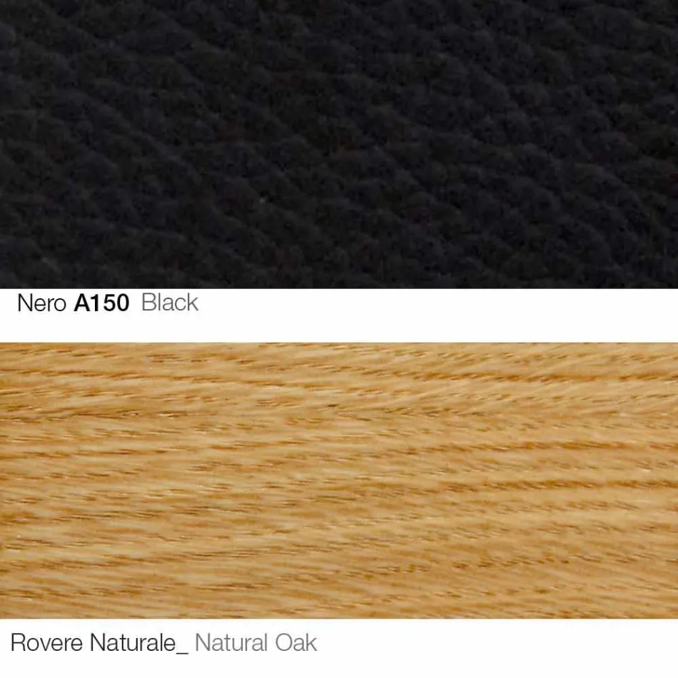 Living Room Armchair with Footrest in Leather and Wood Made in Italy - Butterfly Viadurini