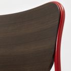 Living Room Armchair in Wood and Metal Made in Italy 2 Pieces - Saffia Viadurini