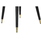 Living Room Armchair Upholstered in Fabric with Modern Wooden Legs - Ezia Viadurini