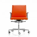 Leather/Fabric executive office chair Nulite by Luxy, modern design