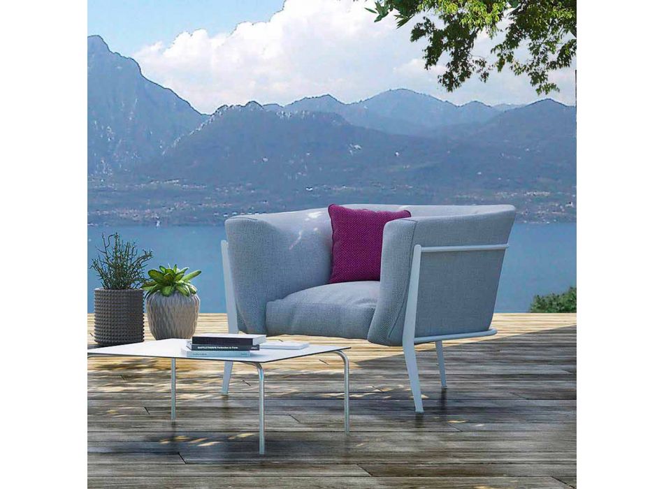 Modern and Made in Italy Design Armchair for Outdoor or Indoor - Carminio1 Viadurini