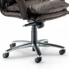 Directional design leatherette armchair made in Italy Gemma Viadurini