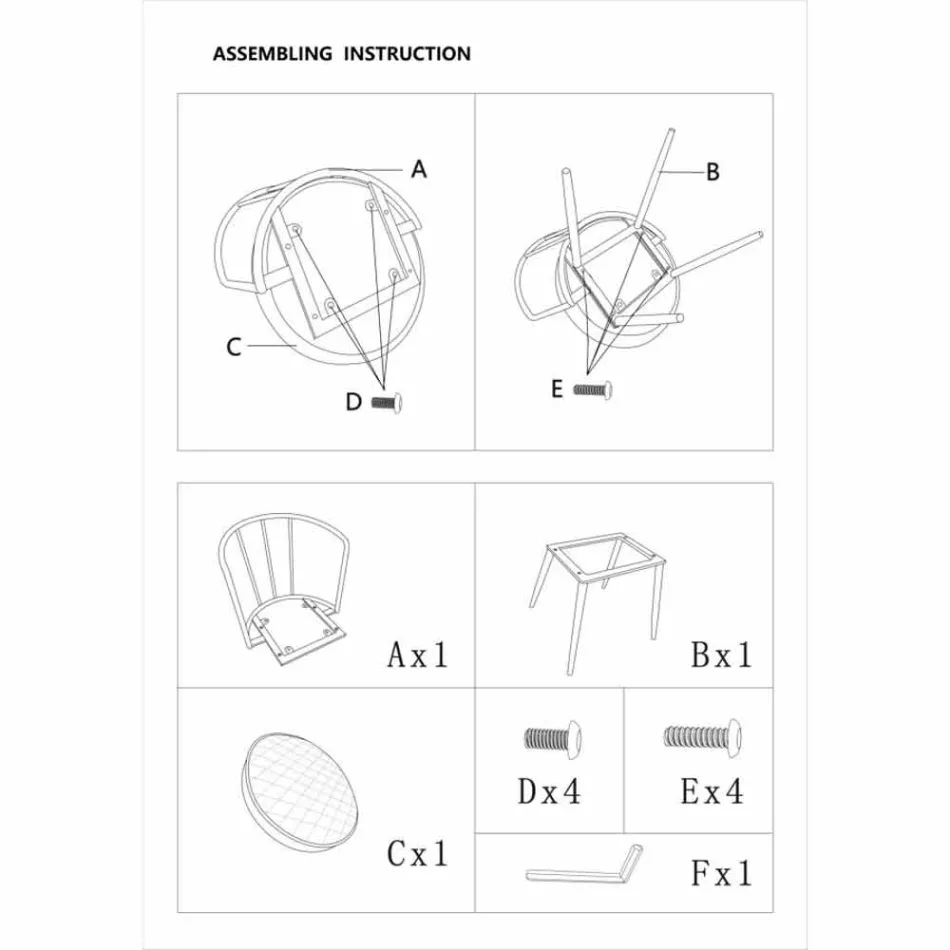 Industrial Style Design Armchair in Iron and Eco-leather - Pinny Viadurini