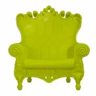 Colored elegant armchair Slide Queen Of Love polyethylene made in Italy Viadurini