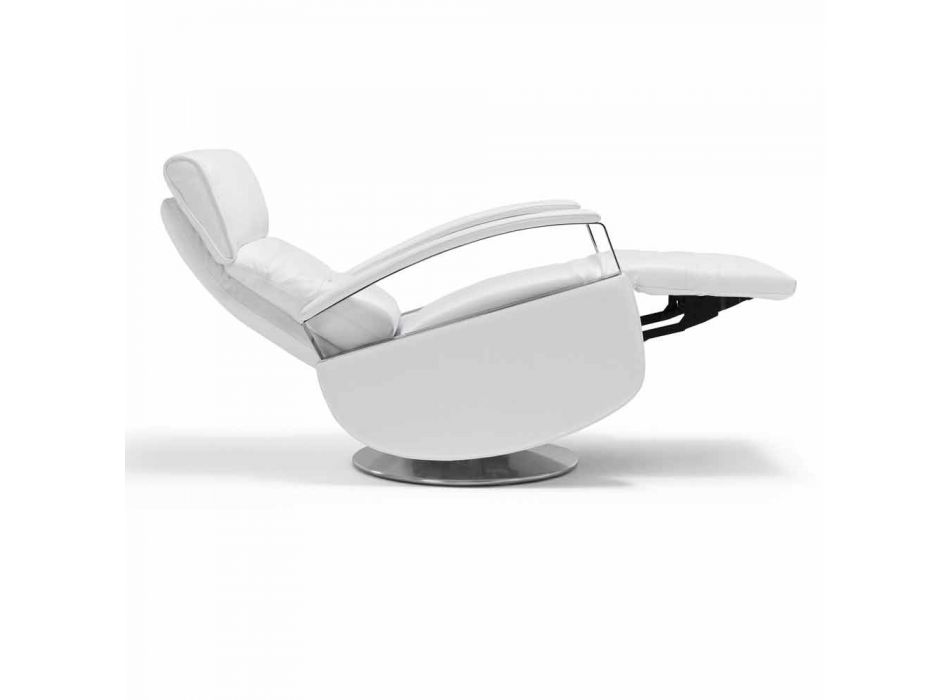 Modern design 2-motor swivel armchair made in Italy Cassia Viadurini