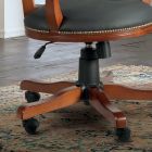 Swivel Armchair Upholstered in Luxury Ecoleather Made in Italy - Brigitte Viadurini