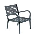 Stackable Garden Armchair in Steel Made in Italy 2 Pieces - Aberdeen