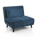 Armchair bed in Microfibre Fabric - Oxygen