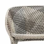 Upholstered Outdoor Lounge Armchair, in Synthetic Fiber - Maat by Varaschin Viadurini