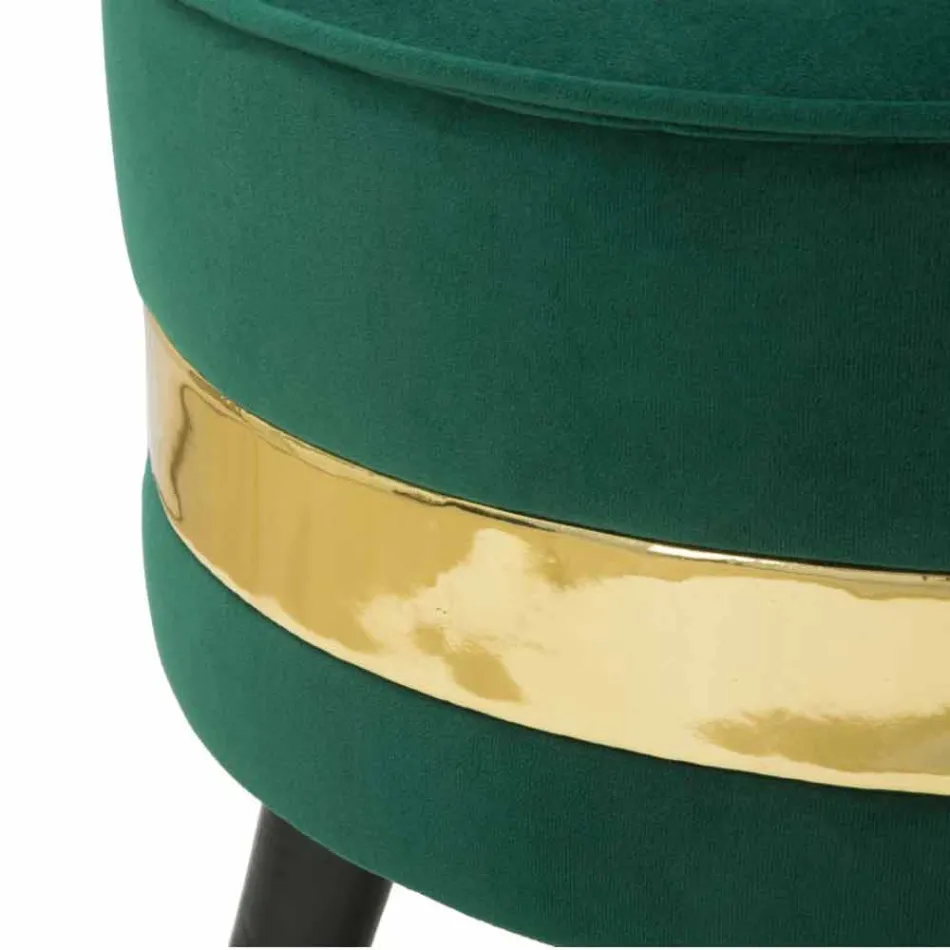 Mini Colored Armchair of Modern Design in Wood and Fabric - Koah Viadurini