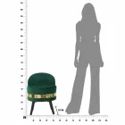 Mini Colored Armchair of Modern Design in Wood and Fabric - Koah Viadurini