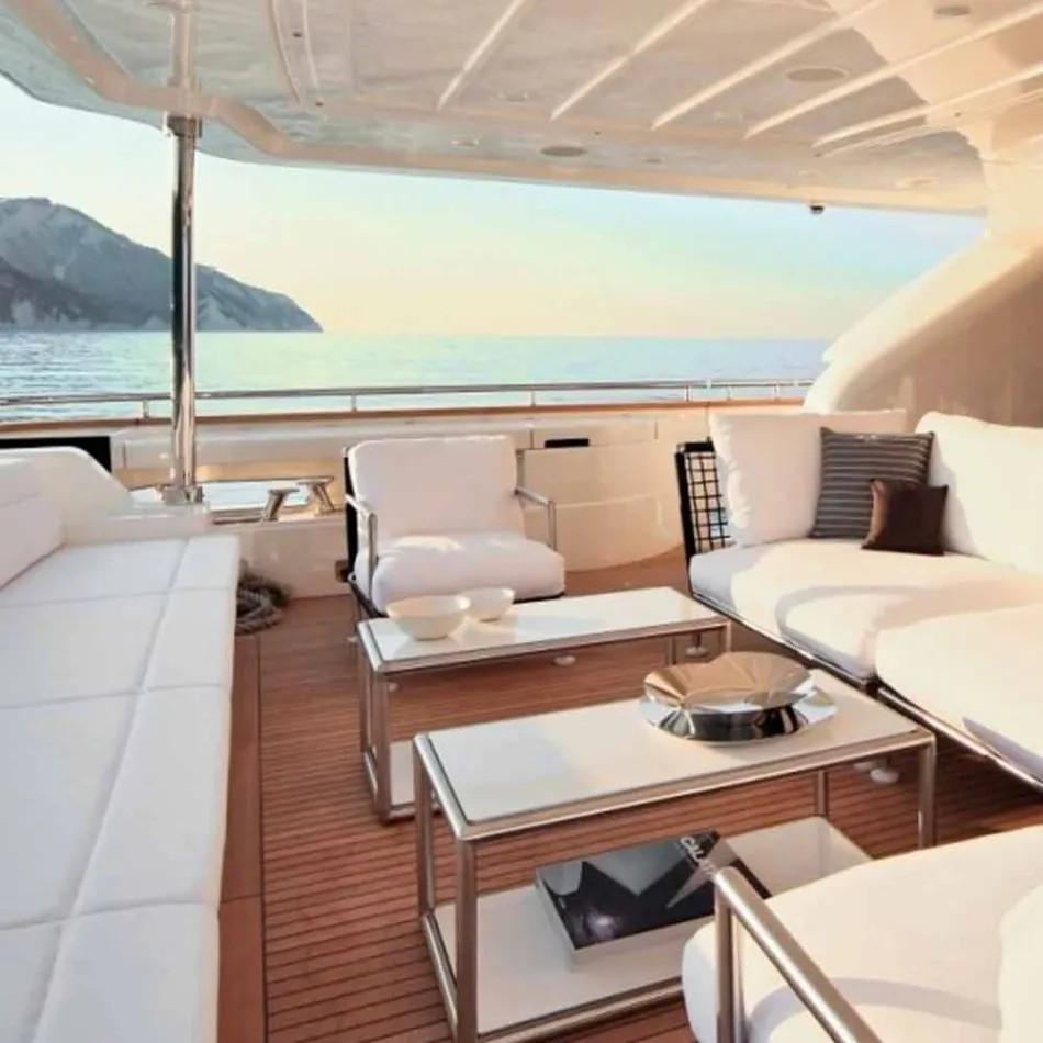 Modern Design Armchair in Steel and Black or White PVC for Outdoor - Ontario2 Viadurini