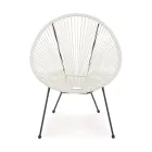 Modern Design Armchair for Outdoors in Painted Steel - Spumolizia Viadurini