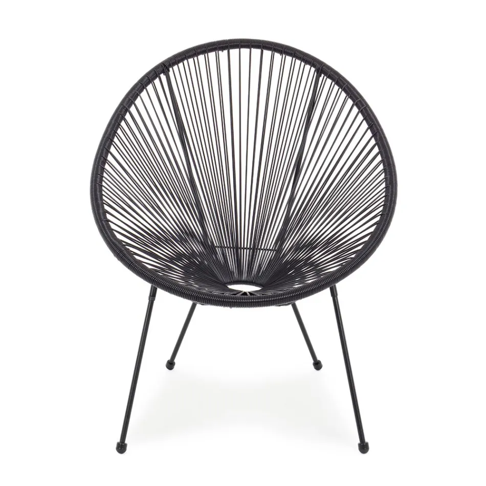 Modern Design Armchair for Outdoors in Painted Steel - Spumolizia Viadurini