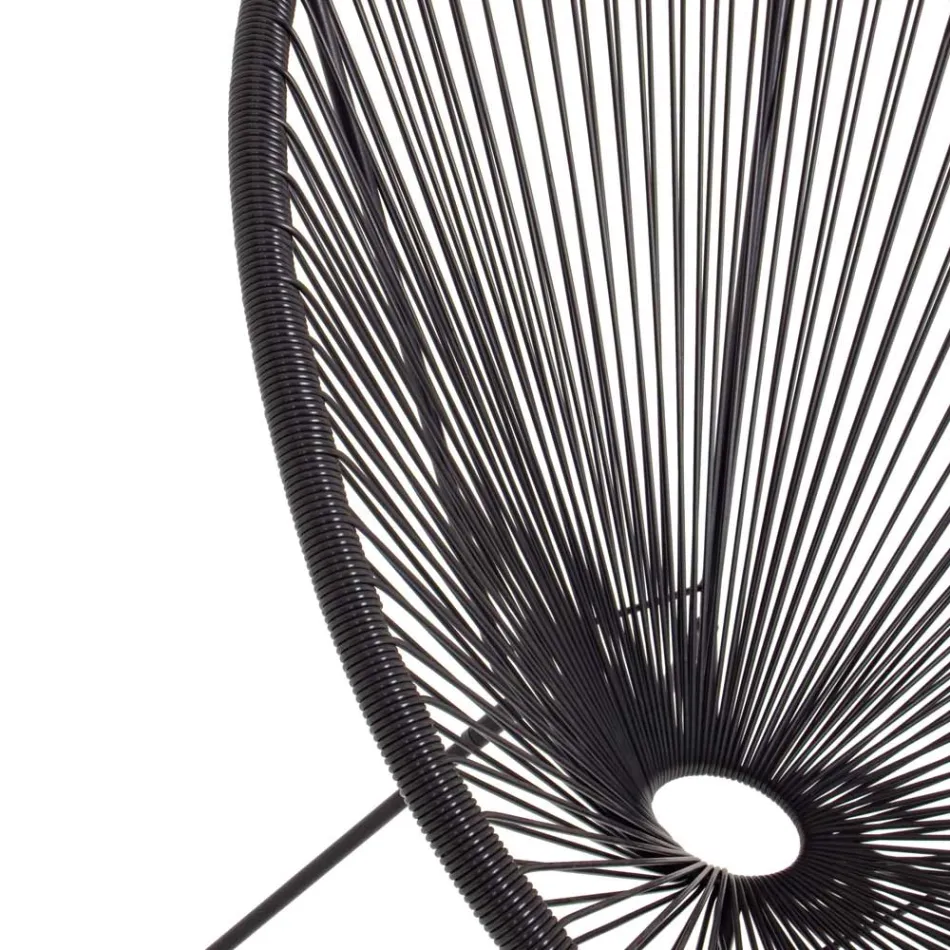 Modern Design Armchair for Outdoors in Painted Steel - Spumolizia Viadurini