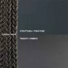 Outdoor Armchair in Steel and Rope with Cushions Made in Italy - Helga Viadurini