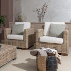 Outdoor Armchair in Gray Kubù with Cushions – Cerys Viadurini