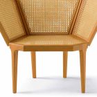Classic design pentagonal armchair for living room, L103xP72cm, Pole Viadurini