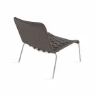 Modern Design Garden Armchair in Rope Made in Italy - Madagascar3 Viadurini