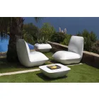 Polyethylene garden armchair Pillow by Vondom, modern design Viadurini
