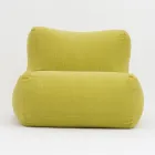 Outdoor Lime Fabric Garden Armchair - Maestrale Viadurini