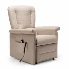 Lift Relax Reclining Armchair with 2 Motors with Wheels Made in Italy - Isabelle Viadurini
