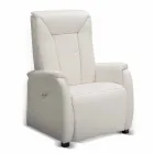 Rose design relaxing armchair with 2 motors, made in Italy Viadurini