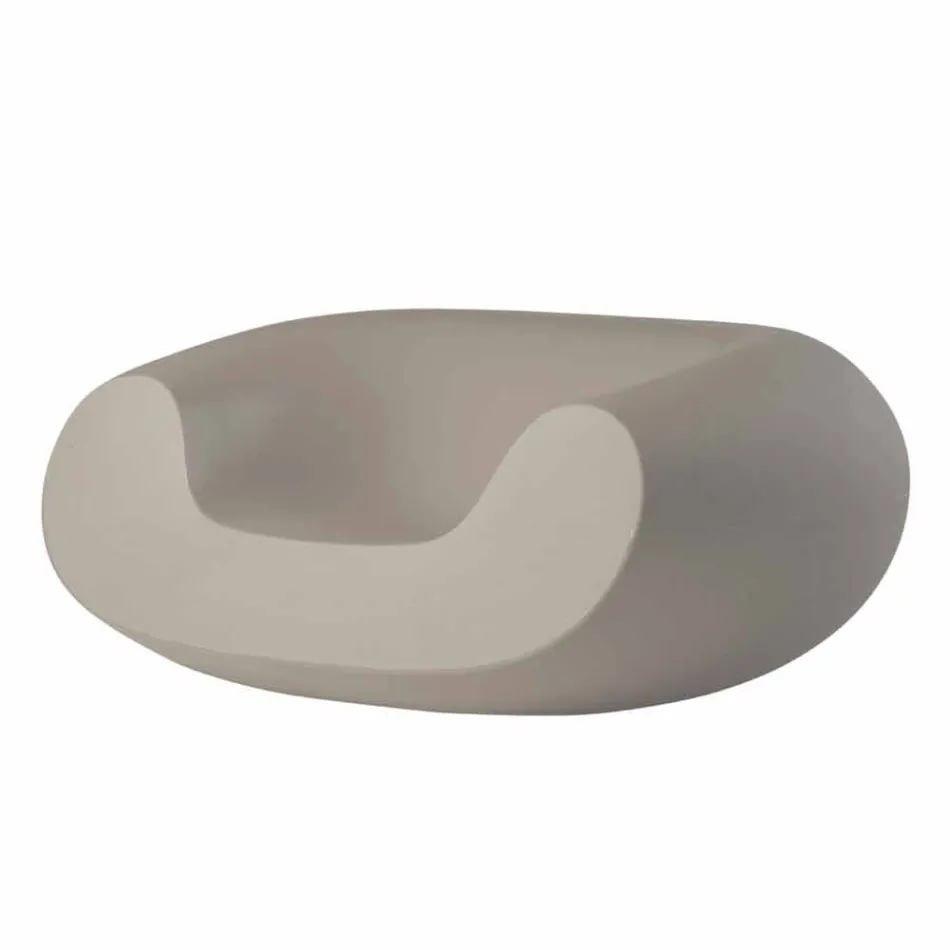 Colored round armchair Slide Chubby modern design made in Italy Viadurini