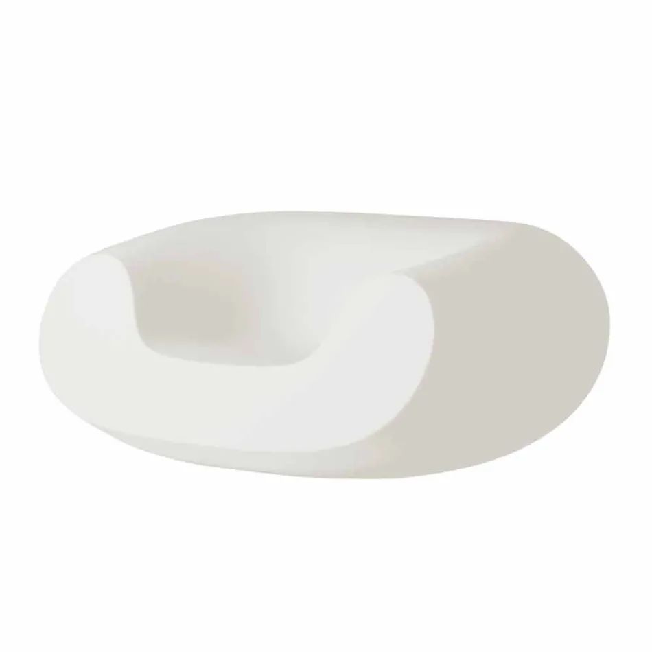 Colored round armchair Slide Chubby modern design made in Italy Viadurini