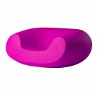 Colored round armchair Slide Chubby modern design made in Italy Viadurini