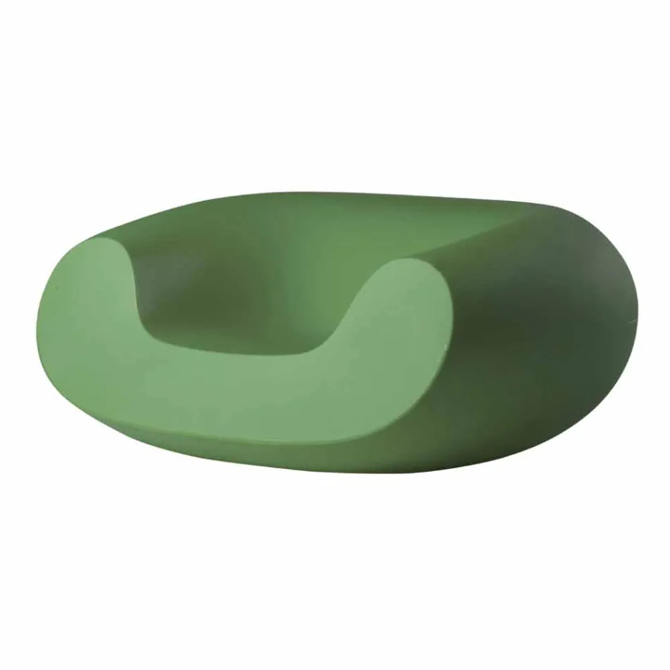 Colored round armchair Slide Chubby modern design made in Italy Viadurini