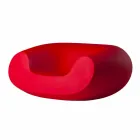 Colored round armchair Slide Chubby modern design made in Italy Viadurini