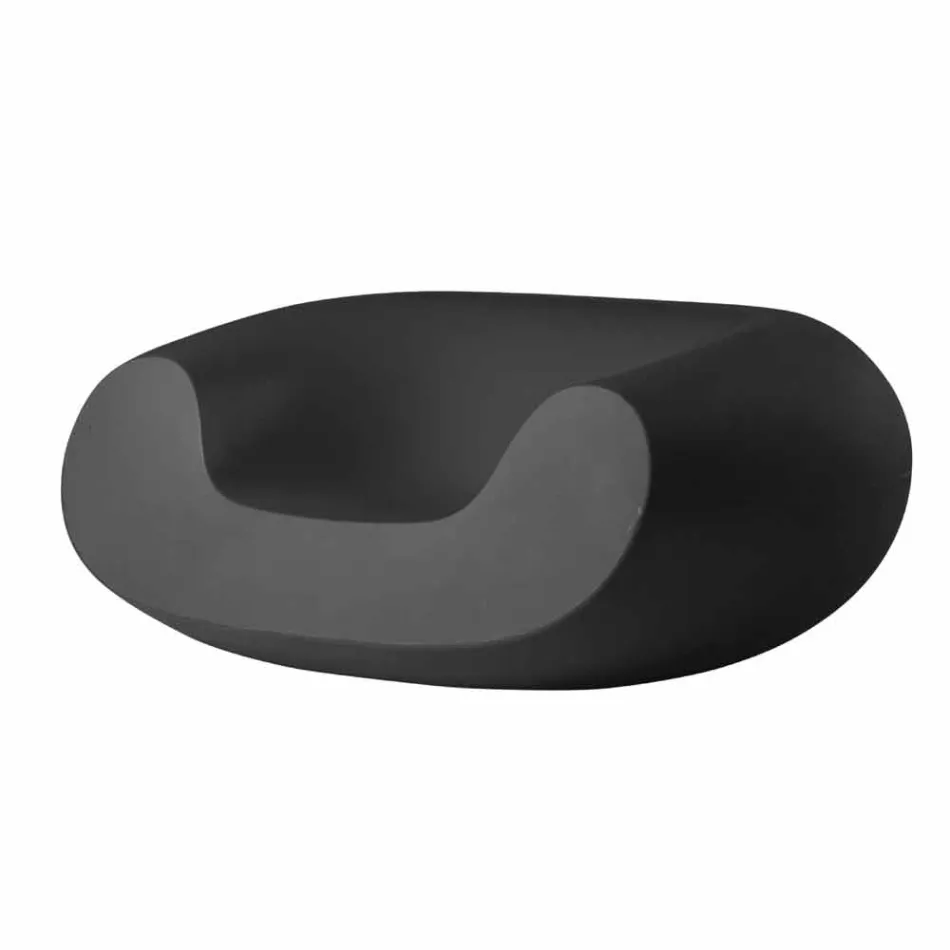 Colored round armchair Slide Chubby modern design made in Italy Viadurini