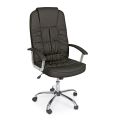Office Armchair Ergonomic Design Steel and Eco-leather 3 Colors - Indius
