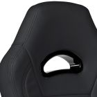 Ergonomic Office Armchair in Steel and Imitation Leather and Armrests - Verdiana Viadurini