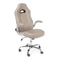 Ergonomic Office Armchair in Steel and Imitation Leather and Armrests - Verdiana