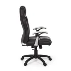 Swivel Reclining Office Armchair in Eco-leather and Nylon 2 Colors - Saronno Viadurini