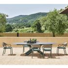 Outdoor Armchair with Seat Cushion Made in Italy - Noss by Varaschin Viadurini