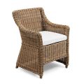 Garden armchair in synthetic fiber weaving Made in Italy - Tillie